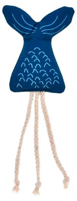 Изображение товара Игрушка для кошек Рыбий хвост с кошачьей мятой, 8х20,5 см