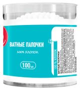 Изображение товара Ватные палочки АШАН Красная птица, 100 шт