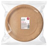 Изображение товара Тарелки одноразовые бумажные Actuel 23 см, 10 шт