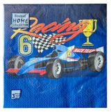 Изображение товара Салфетки бумажные Bouquet Гонки 3-х слойные 33х33 см, 20 шт