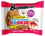 Изображение товара Печенье протеиновое Bombbar Малиновый чизкейк, 40 г