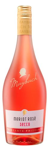 Изображение товара Игристое вино Maybach Secco Frizzante Merlot rose розовое полусухое Германия, 0,75 л