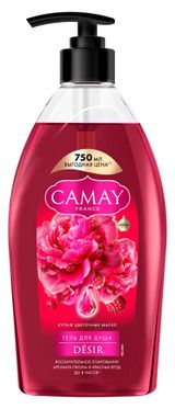 Изображение товара Гель для душа парфюмированный Camay Пион и ягоды, 750 мл