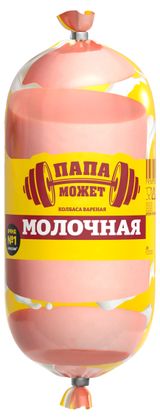 Изображение товара Колбаса вареная «Папа Может!» молочная, 500 г