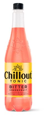 Изображение товара Тоник Chillout Bitter Grapefruit сильногазированный, 900 мл