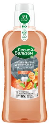 Изображение товара Ополаскиватель для полости рта «Лесной Бальзам» антибактериальный со вкусом мандарина, лайма и мяты, 400 мл
