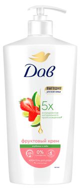 Изображение товара Крем-гель для душа «Дав» бессульфатный на основе ухаживающей формулы, 610 мл
