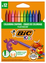 Изображение товара Цветные мелки BIC Kids Plastidecor, 12 шт