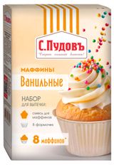 Изображение товара Смесь для выпечки «С.Пудовъ» маффины ванильные, 250 г
