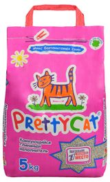 Изображение товара Наполнитель для кошачьего туалета PrettyCat Euro Mix комкующийся, 5 кг