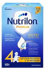 Изображение товара Смесь сухая молочная Nutrilon Premium 4 с 18 мес., 600 г