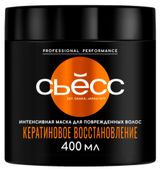 Изображение товара Маска для поврежденных волос «Сьёсс» Кератин, 400 мл