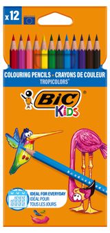 Изображение товара Цветные карандаши BIC Kids Tropicolors, 12 цветов