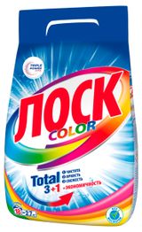 Изображение товара Стиральный порошок «Лоск» Color для цветного белья, 2,7 кг (18 стирок)