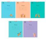 Изображение товара Тетрадь Academy Style Капибары в клетку А5 24 л, 1 шт в ассортименте