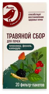 Изображение товара БАД АШАН Красная птица Сбор травяной для почек, 2 г х 20 шт