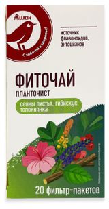 Изображение товара БАД АШАН Красная птица Фиточай Планточист очищающий, 2 г х 20 шт