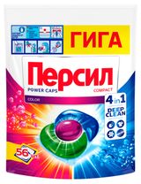 Изображение товара Капсулы для стирки «Персил» Пауэр Колор 4-в-1, 56 капсул