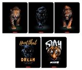 Изображение товара Тетрадь Academy Style Дикие кошки в клетку А5 96 л, 1 шт в ассортименте