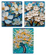 Изображение товара Тетрадь Academy Style Цветы в клетку А5 96 л, 1 шт в ассортименте