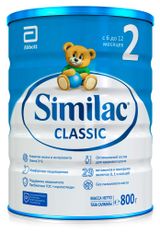 Изображение товара Смесь сухая Similac Classic 2 для детей от 6 до 12 месяцев, 800 г