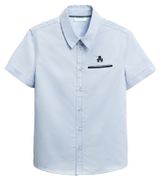 Изображение товара Сорочка верхняя детская для мальчиков Acoola голубая