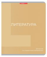 Изображение товара Тетрадь предметная Academy Style Литература со справочным материалом в линейку А5, 48 л