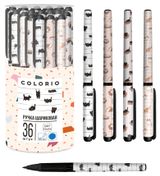 Изображение товара Ручка шариковая Colorio Soft Touch Коты синяя, 1 шт в ассортименте