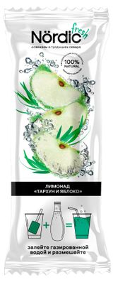 Изображение товара Основа коктейльная фруктово-ягодная Nordic Fresh Лимонад Тархун и Яблоко с соком лимона и эстрагоном для коктейлей и напитков эскимо на палочке замороженная, 60 г