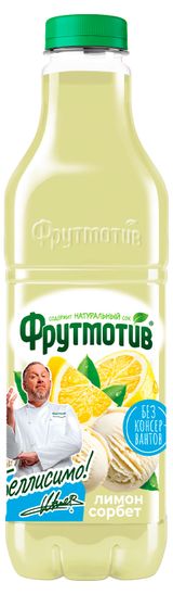 Изображение товара Напиток сокосодержащий «Фрутмотив» лимон сорбет, 1,5 л