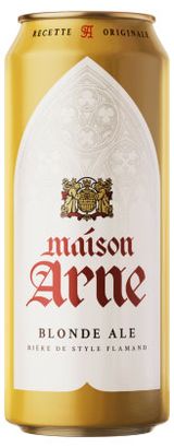 Изображение товара Пиво светлое Maison Arne Blonde Ale пастеризованное 6,6%, 430 мл