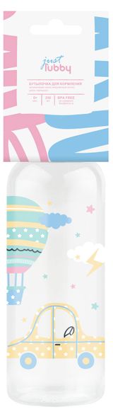 Изображение товара Бутылочка для кормления Lubby Just силиконовая с 0 мес., 250 мл в ассортименте
