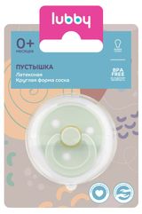 Изображение товара Пустышка Lubby латексная круглая с 0 мес., 1 шт