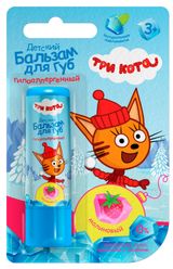 Изображение товара Бальзам для губ «Три кота» детский малиновый, 4,2 г