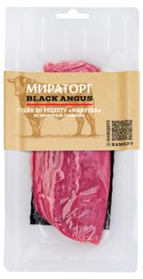 Изображение товара Стейк из мраморной говядины «Мираторг» по рецепту Минутка охлажденный, 190 г