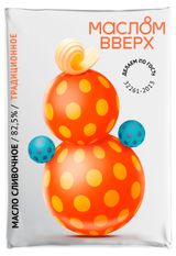 Изображение товара Масло сливочное «Маслом вверх» традиционное несоленое 82,5% БЗМЖ, 180 г