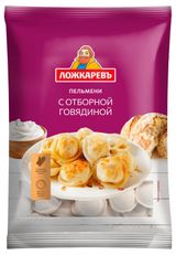 Изображение товара Пельмени «Ложкаревъ» с отборной говядиной, 700 г
