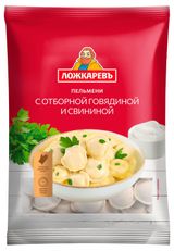 Изображение товара Пельмени «Ложкаревъ» с отборной говядиной и свининой, 700 г