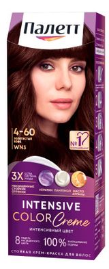 Изображение товара Крем-краска для волос «Палетт» Интенсивный цвет золотистый кофe тон WN3, 110 мл