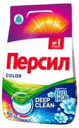 Изображение товара Стиральный порошок «Персил» Color Свежесть от Vernel для цветного белья, 4,5 кг (30 стирок)