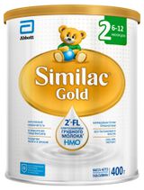 Изображение товара Смесь Similac Gold 2 с 2'-FL олигосахаридами для укрепления иммунитета 6-12 мес. БЗМЖ, 400 г