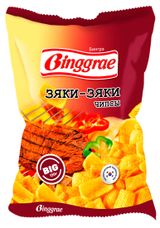 Изображение товара Чипсы Binggrae Зяки-Зяки с пикантным вкусом жареной говядины, 130 г