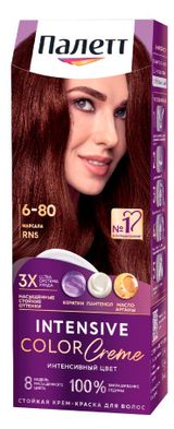 Изображение товара Крем-краска стойкая для волос «Палетт» Интенсивный цвет 6-80 Марсала, 110 мл