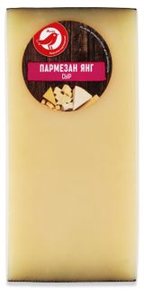 Изображение товара Сыр  полутвердый Пармезан Янг АШАН Красная птица Parmesan Young 40%, ~ 0,3 кг