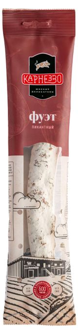 Изображение товара Колбаса мини сыровяленая «Карнеззо» Фуэт пикантный с благородной белой плесенью, 120 г