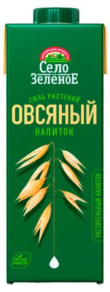 Изображение товара Напиток растительный овсяный «Село Зеленое» 1,8%, 1 л