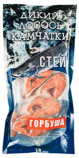 Изображение товара Горбуша замороженная «Дикий Лосось Камчатки» стейк, 500 г