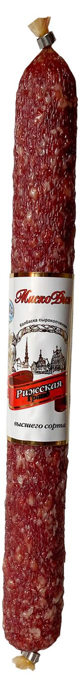 Изображение товара Колбаса сырокопченая «МяскоВит» Рижская Гранд Беларусь, ~ 500 г
