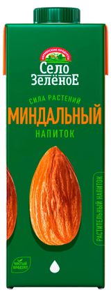 Изображение товара Напиток растительный миндальный «Село Зеленое» 1,8%, 1 л