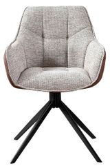 Изображение товара Стул Твист поворотно-возвратный механизм 180°С (AVR) бежево-коричневый, 59х59х84 см